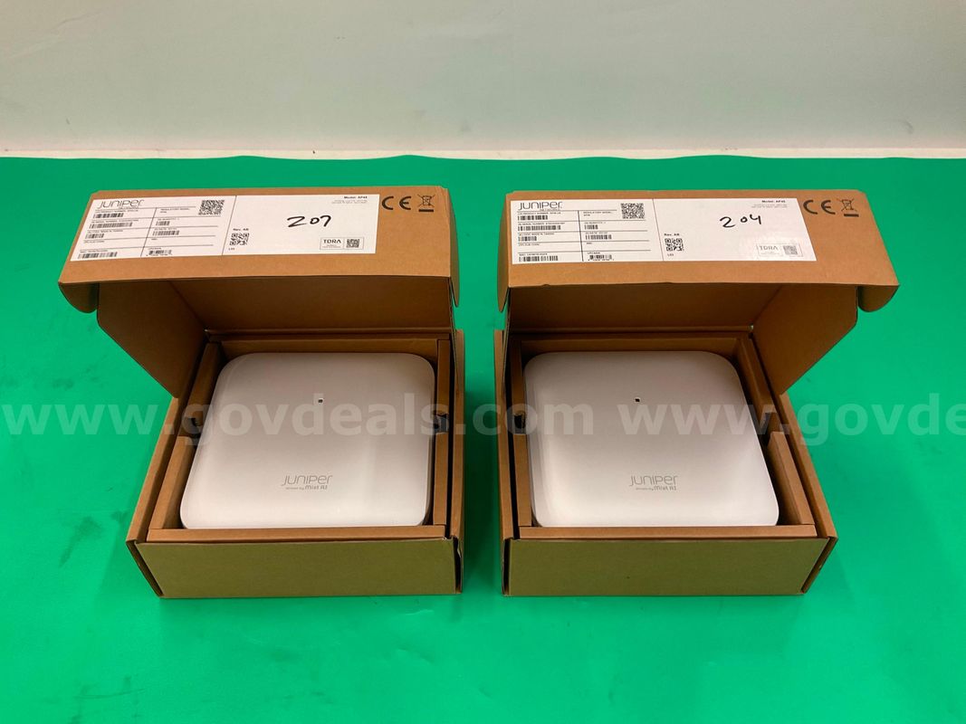 2 - Juniper Networks Mist Wireless Access Points, Model AP45 in Packaging, Untested