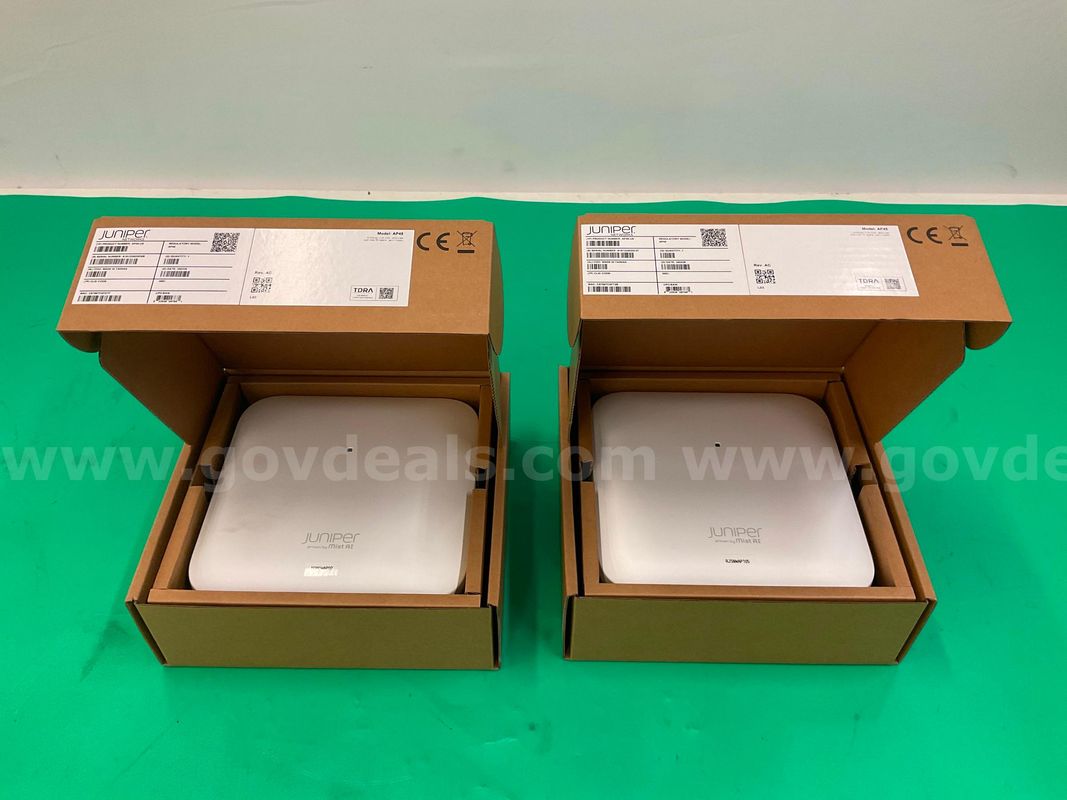 2 - Juniper Networks Mist Wireless Access Points, Model AP45 in Packaging, Untested