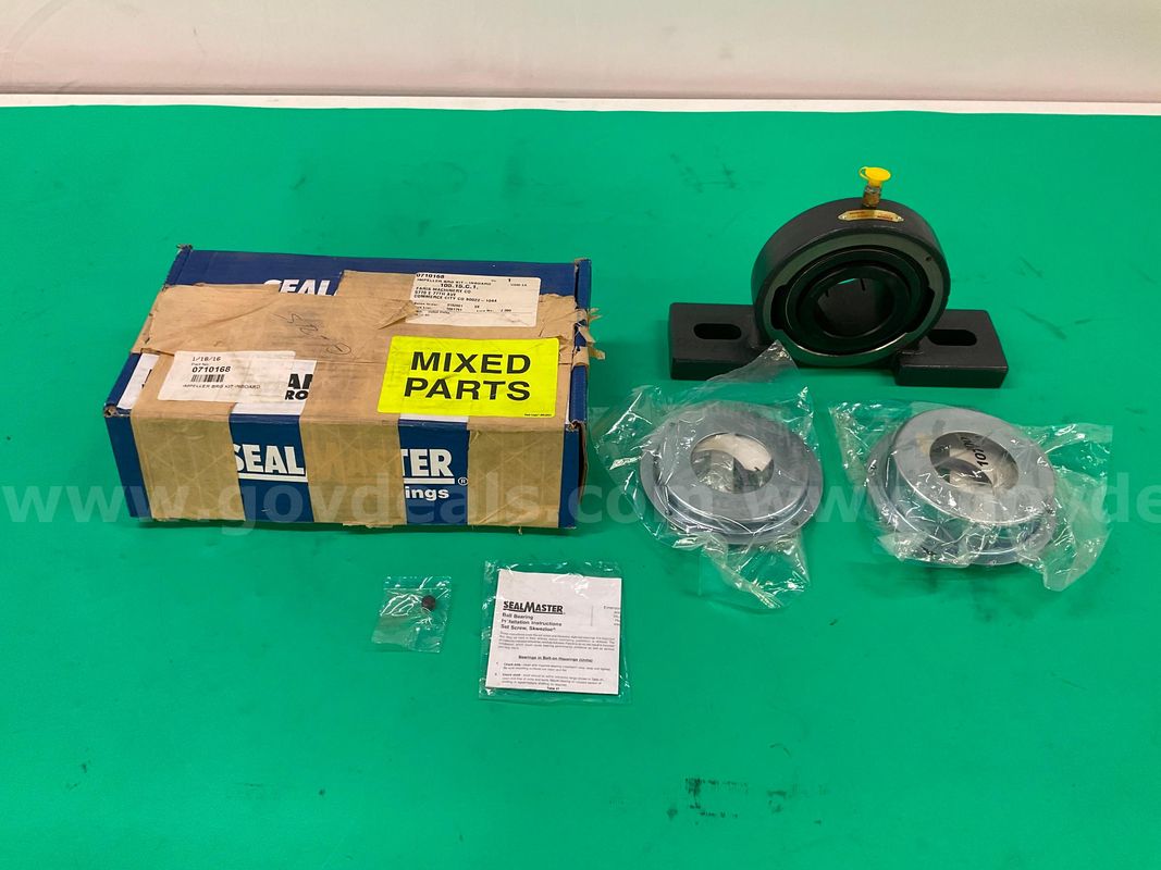 SealMaster/Elgin Bearings Mounted Pillow Block Bearing Assembly, Part #1078903, Includes Components, with Packaging