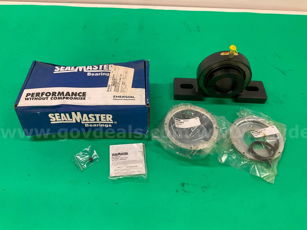 SealMaster/Elgin Bearings Mounted Pillow Block Bearing Assembly, Part #1078903, Includes Components, with Packaging