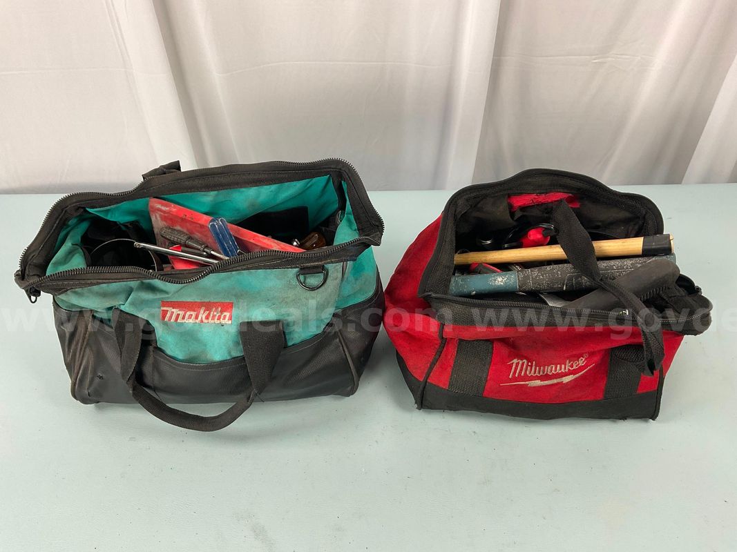 2 - Tool Bags Filled with Misc. Hand Tools