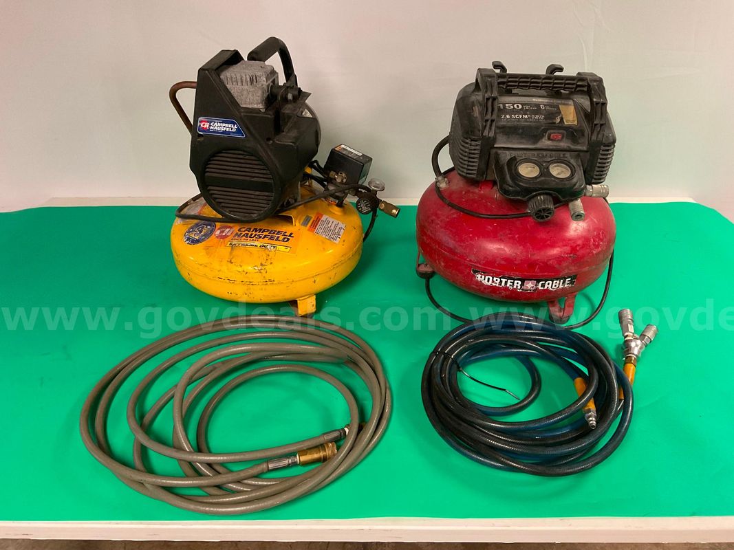 2 - Pancake Compressors With Hoses