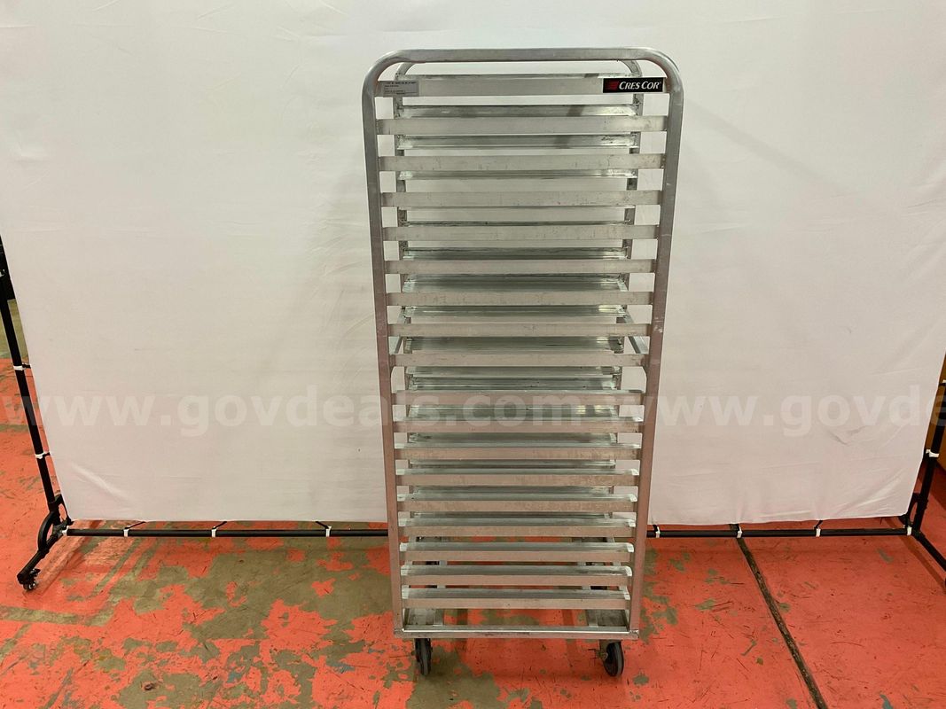 Cres Cor Pan Rack on Wheels, Model 2736512/1818, 65"x26"x20"