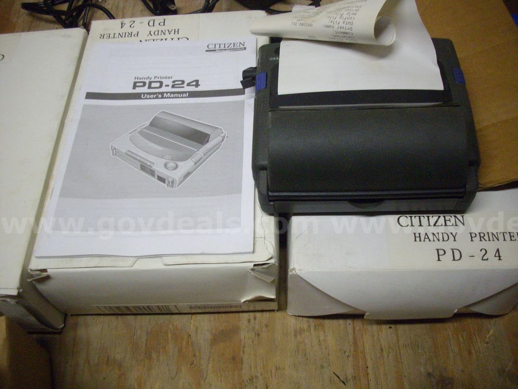 6 Citizen PD-24 Portable Thermal Printer