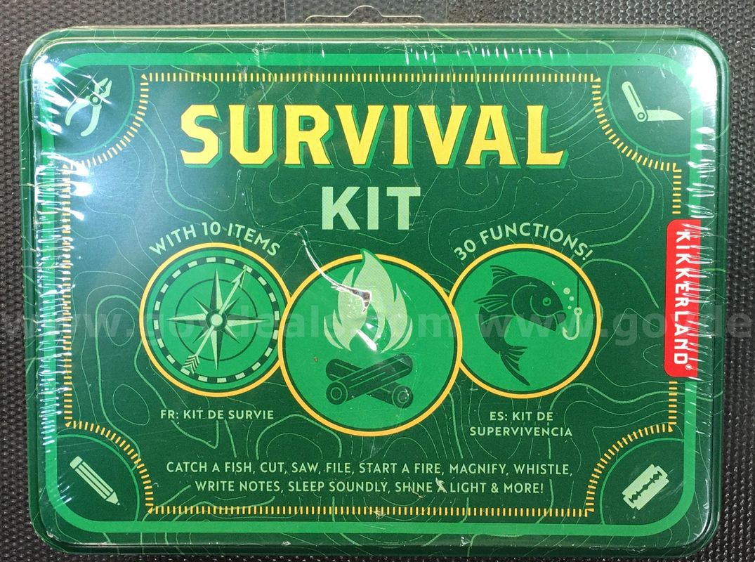 Kikkerland Survival Kit (ID# 46336) (D-Case) (TSA) (NO UPC)