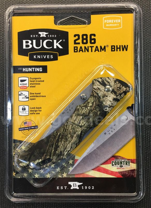 Buck 286 Bantam BHW Folding Knife (ID# 46340) (D-Case) (TSA) (NO UPC)