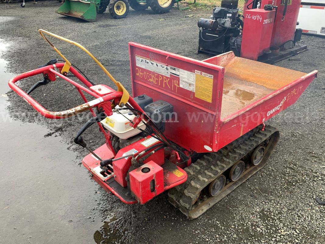 Canycom BFP602 Walk-Behind Rubber Track Carrier (ID# 46437) (GVL) (26-0520) 11700