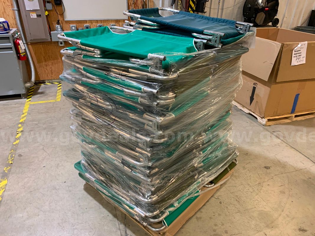 Pallet of Sleeping Cots (ID #46549) (J11-1L) (26-0874-1) 310