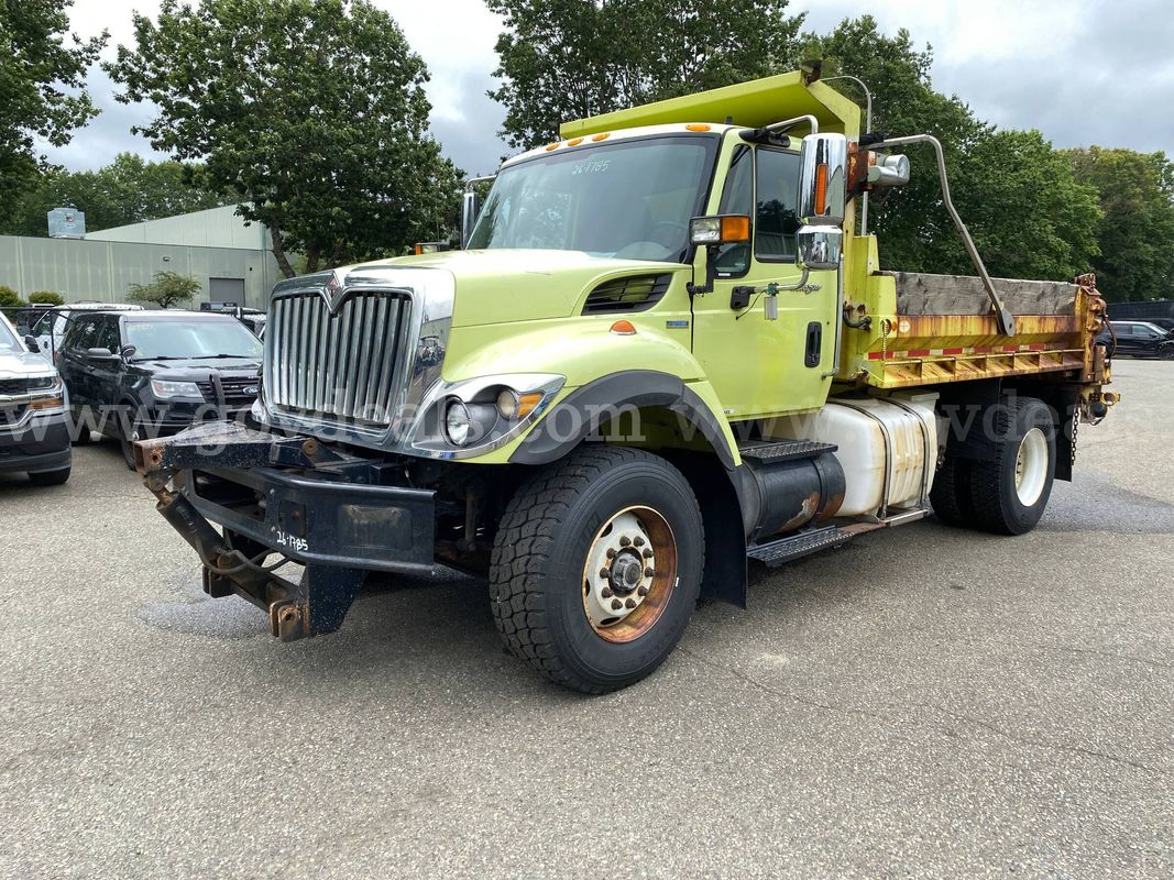 2009 International 7400 Dump Diesel Truck w/Front Plow Bracket (ID #46574) (E05) (26-1785 ) 405