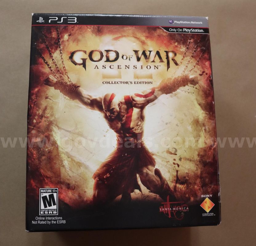 God of War: Ascension PS3 Collector's Box (figure & game)