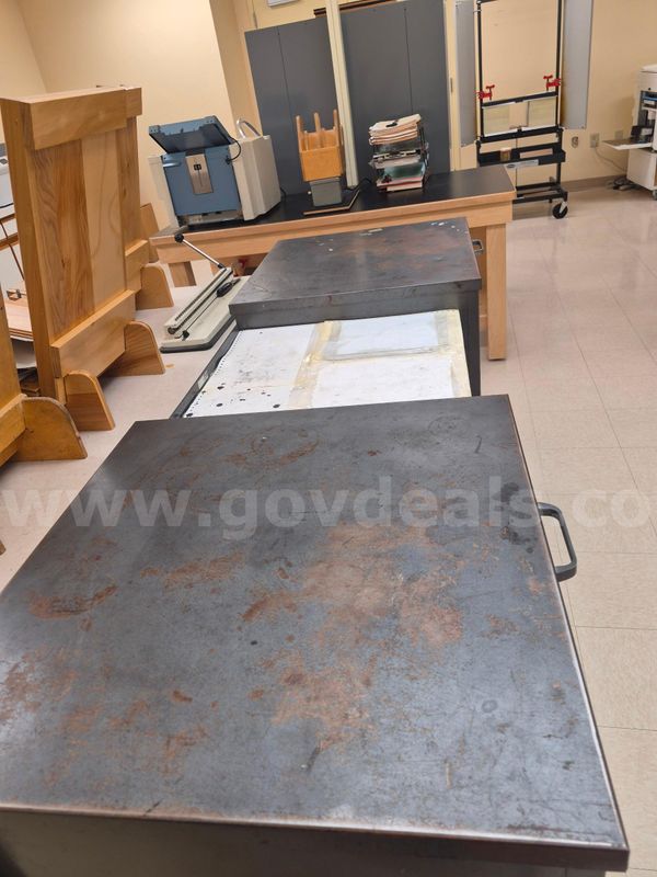 Printing Press metal film and plate cabinet