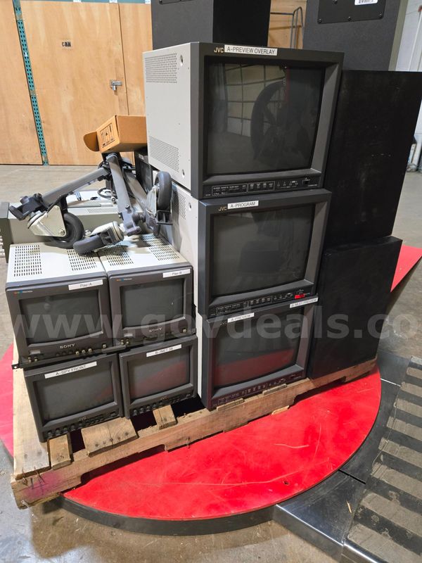 Broadcast Studio Equipment (1 Pallet)