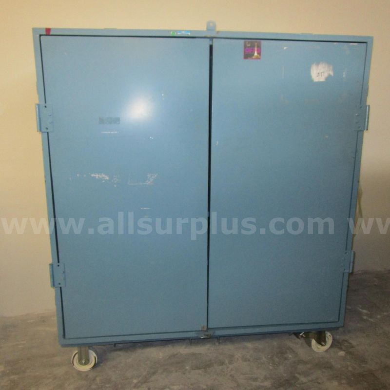 Used Mobile Industrial Large, Heavy-duty Metal Storage Cabinet