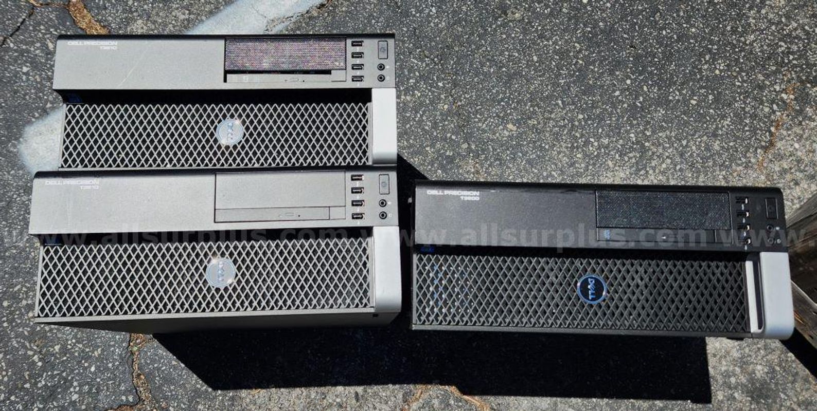 Lot of 3 Dell Computers PCs Servers Workstations Models (2) 3610 & (1) 3600