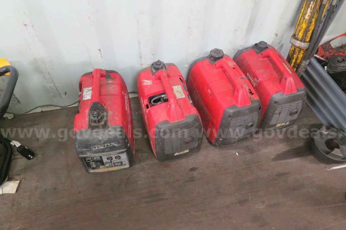One (1) LOT of non-working Honda Generators