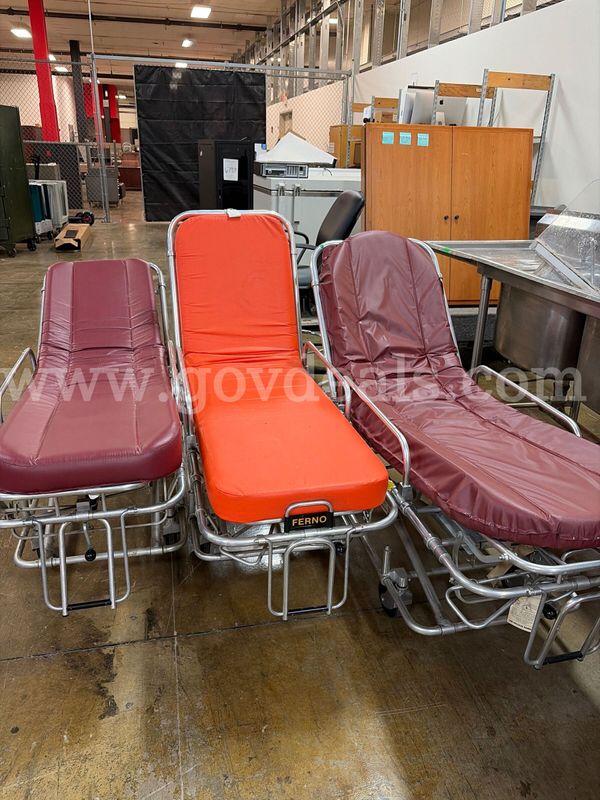 Lot of 3 Ferno Wheeled Stretchers