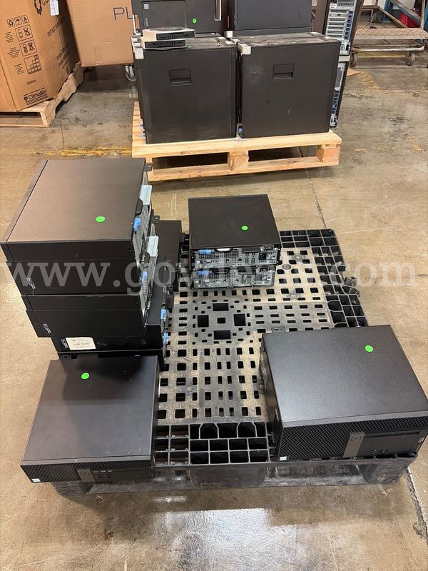 Lot of 9 Assorted Dell OptiPlex Desktops