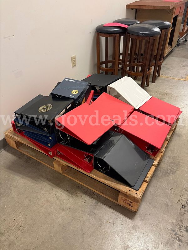 Lot of Approximately 40 Assorted 3-Ring Binders