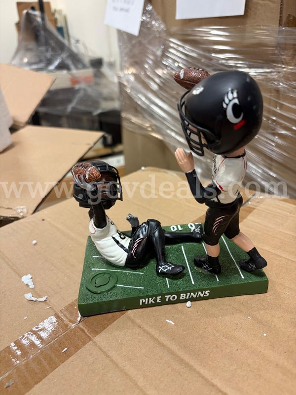Lot of 12 Retired UC Football Bobbleheads