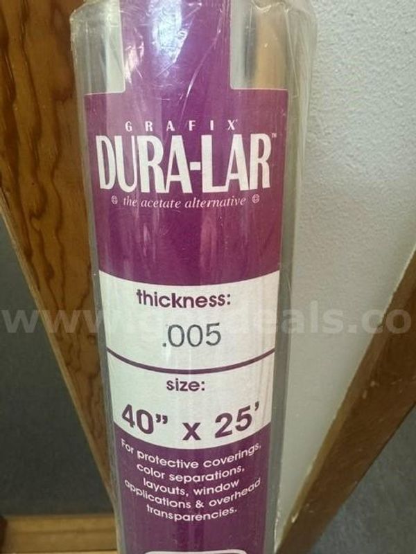 1 Roll Of Dura-Lar Window Tint (.005 Thickness/40" X 25')