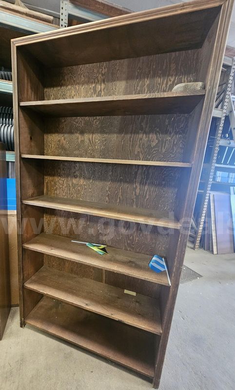 Lot of Wooden Bookshelves