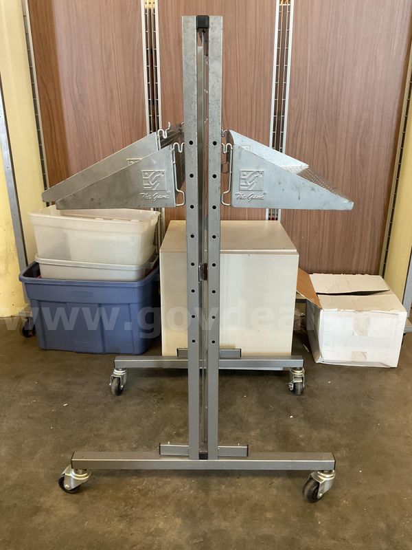 Rolling Shelving Unit - 2 Shelves
