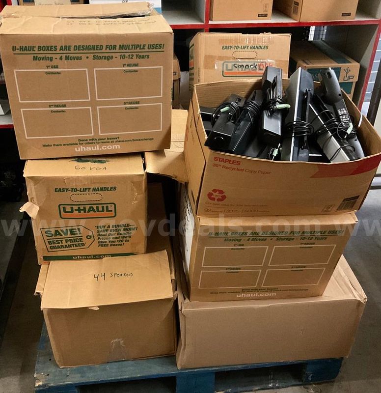 A Lot of 695 of Computer Cords and Components