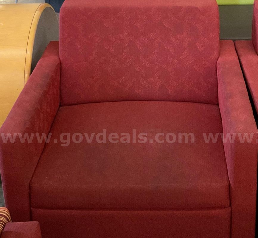 Red Cushioned Chair