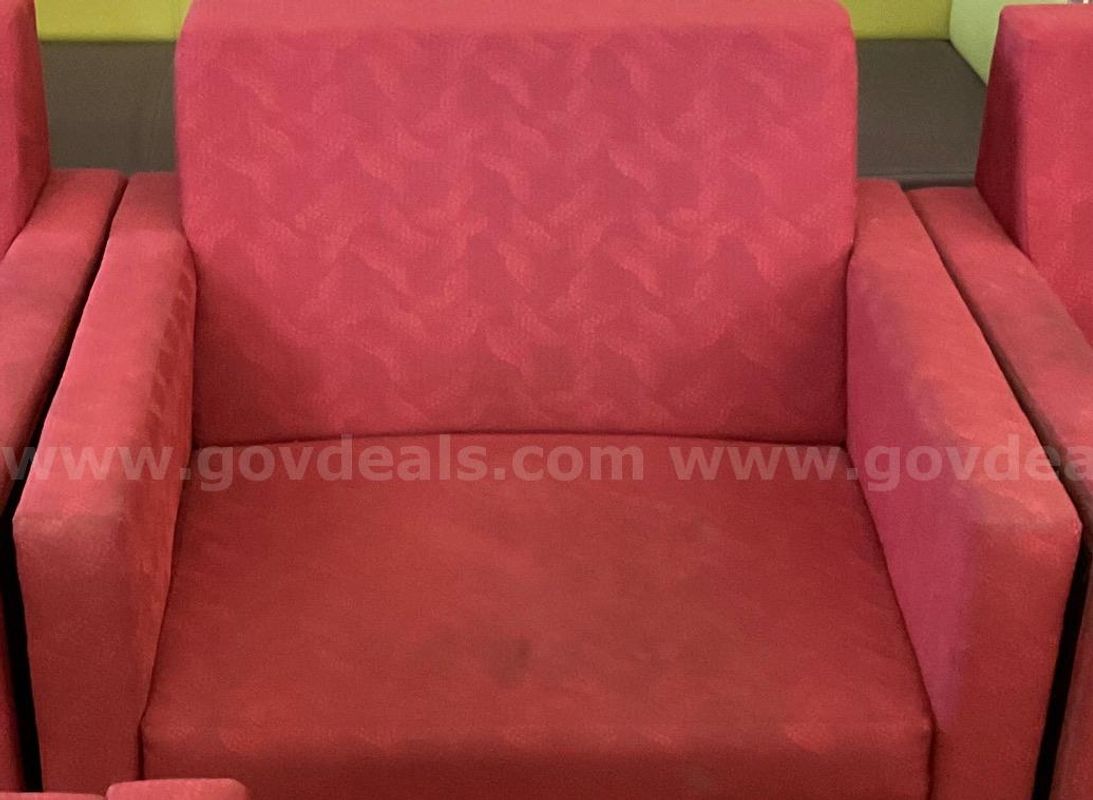Red Cushioned Chair