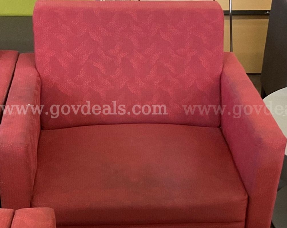 Red Cushioned Chair