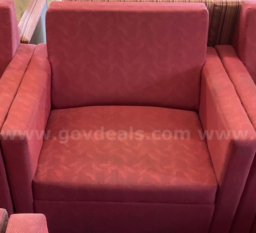 Red Cushioned Chair