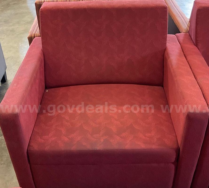 Red Cushioned Chair