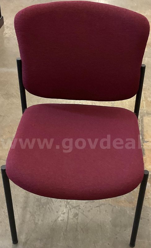 maroon chair