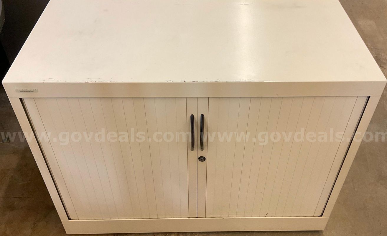 White Metal Cabinet