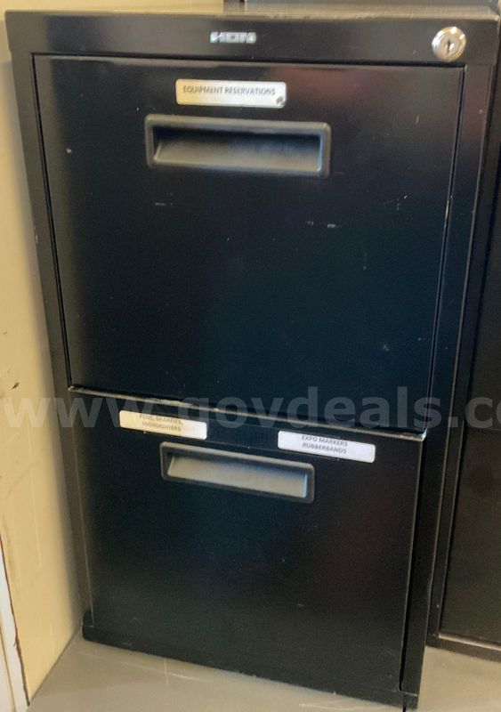 Black HON Filing Cabinet