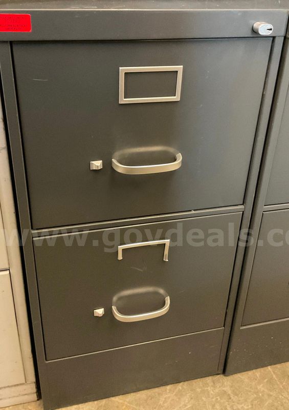 Small Grey Filing Cabinet