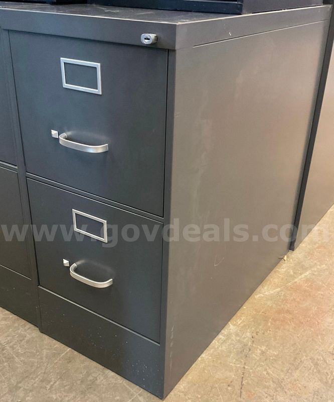Small Grey Filing Cabinet