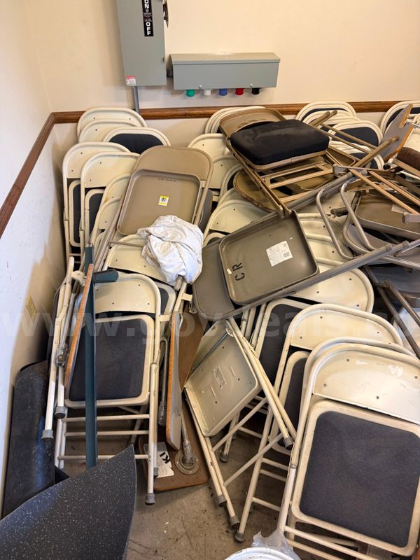 One Lot of folding chairs