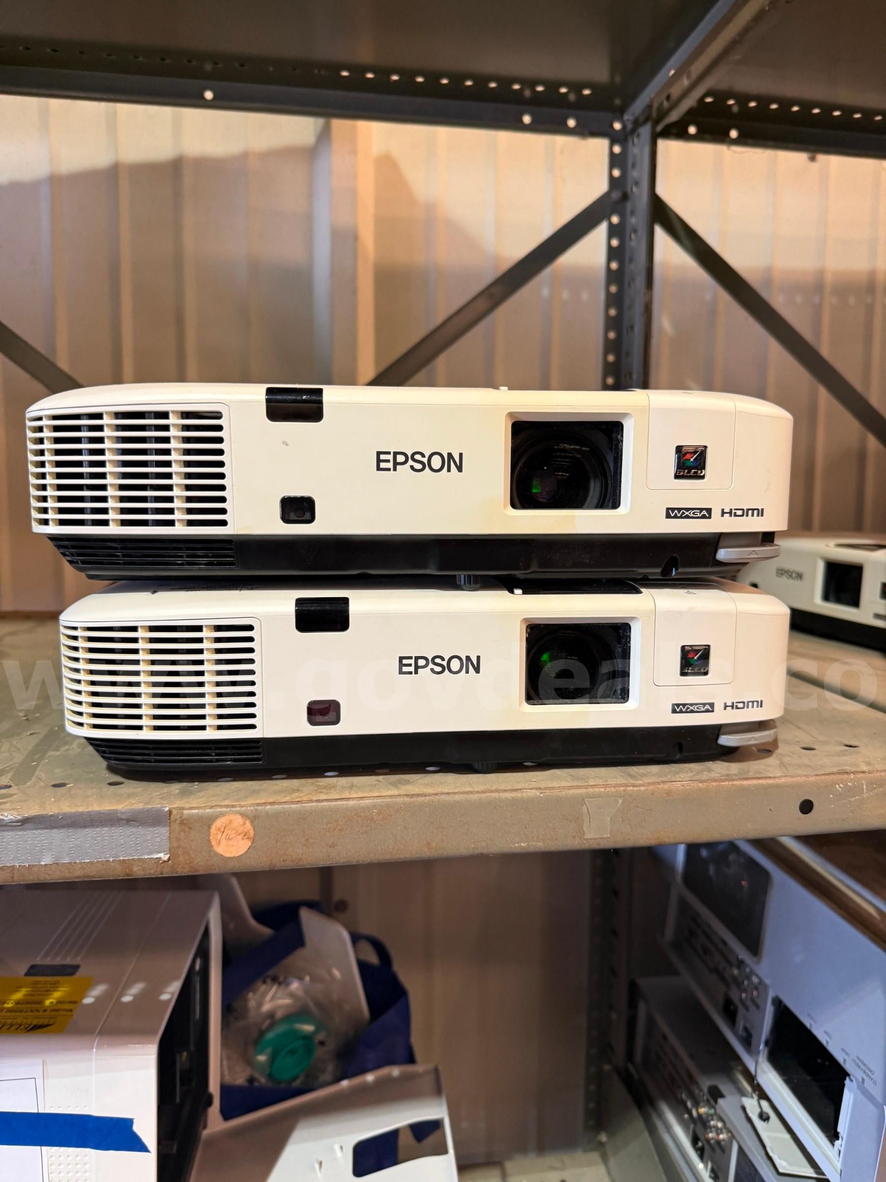 2 Epson H314A projectors