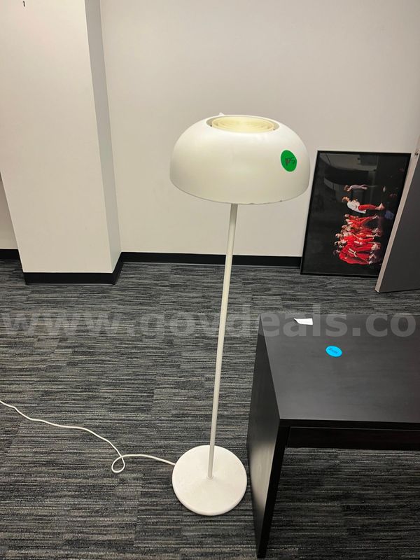 White tall lamp