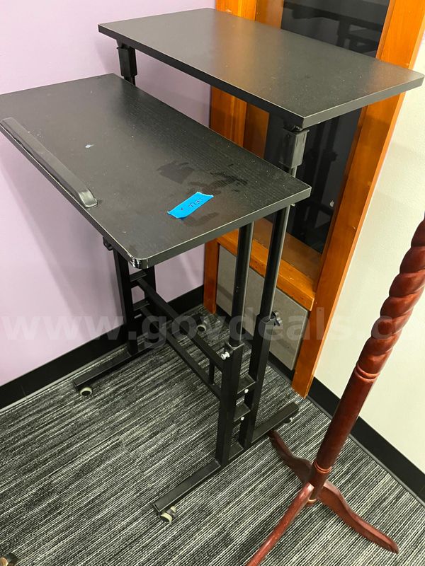 Rolling Adjustable Dual Table