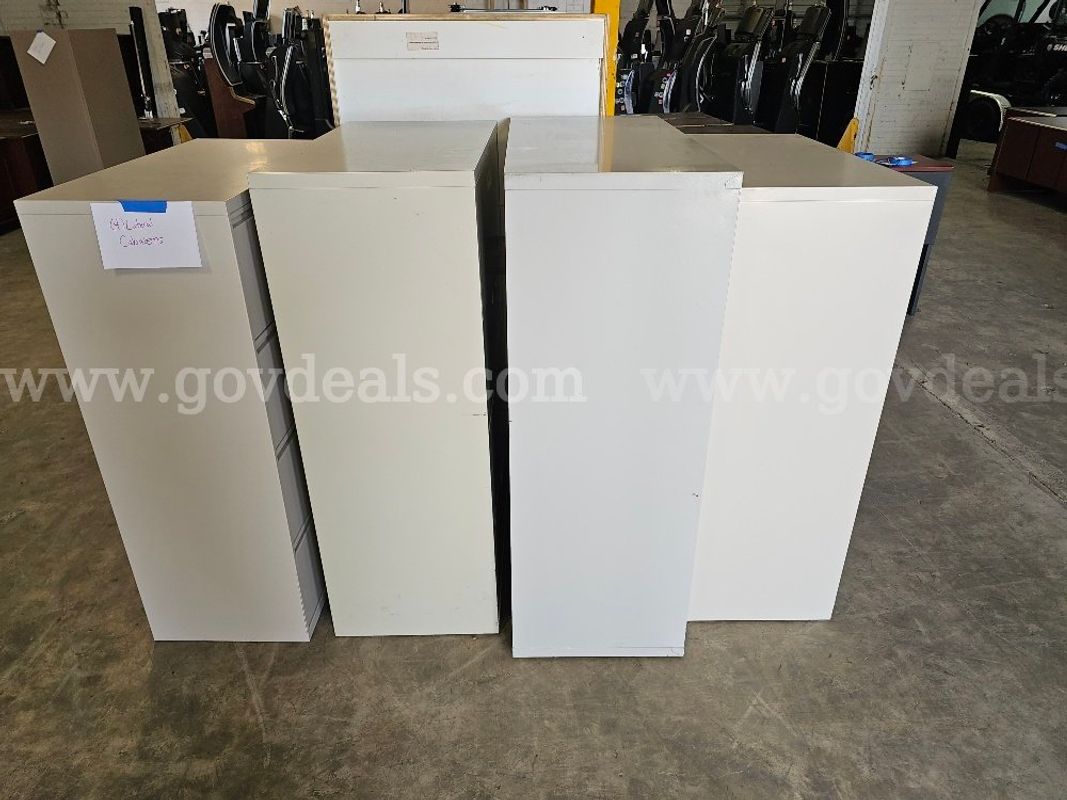 (4) 4-drawer lateral cabinets