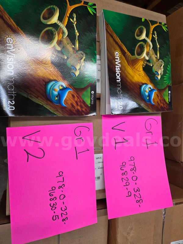 Lot of Textbooks - Grade 1 Envision Math