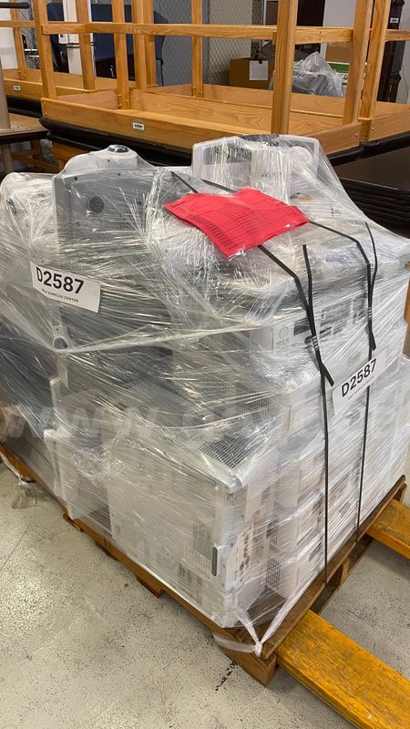 Lot: (18 ) Hitachi / Maxwell / Projectors / document scanners - Untested
