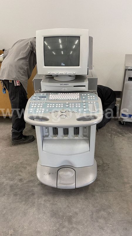ACUSON- ULTRASOUND SYSTEM - Sequoia 512 - W/ Transducer - Untested