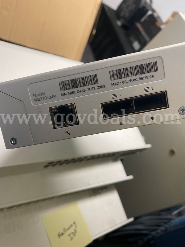 Meraki MS210-24P 24-Port Switch; Lot of 3