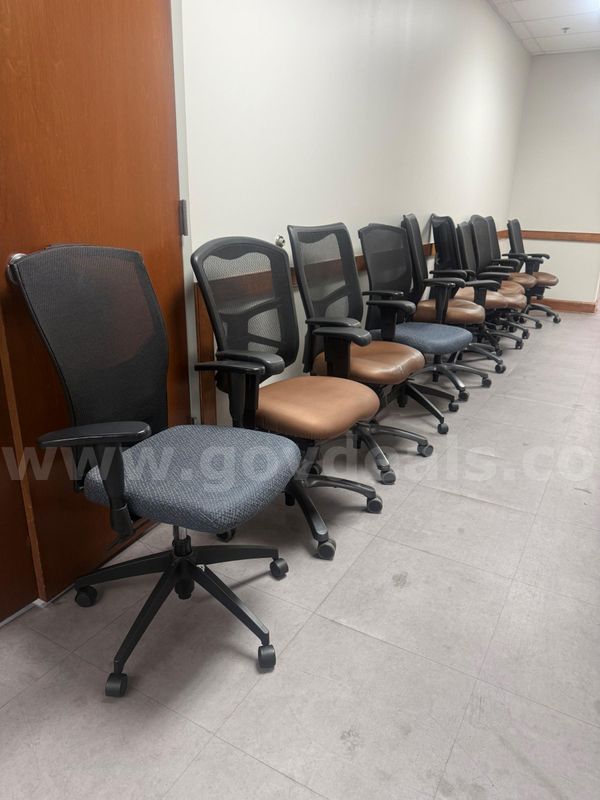 Ten Rolling Desk Chairs GROUP #2