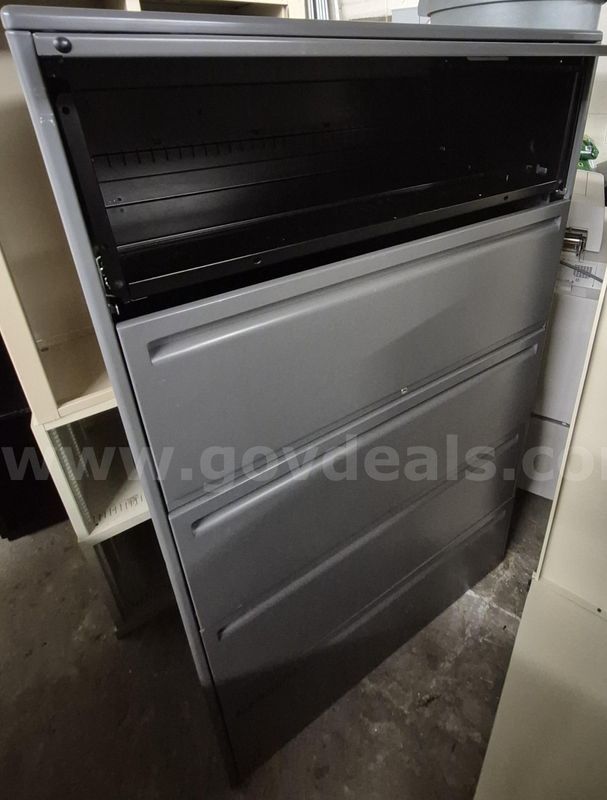 4 Drawer File/Storage Cabinet Grey