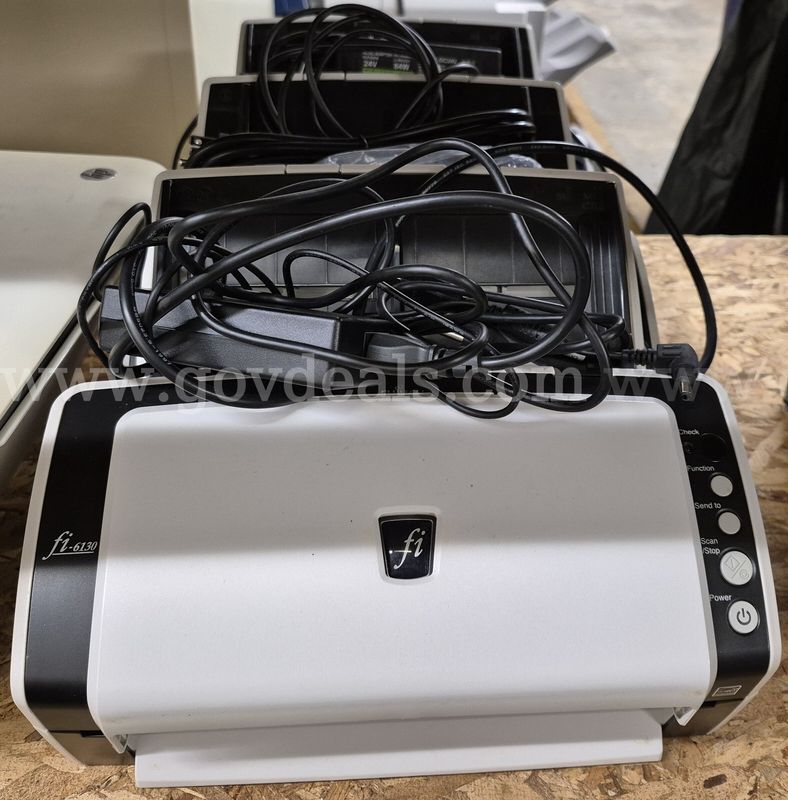 Fujitsu FI-6130 Document Scanner Lot of 3