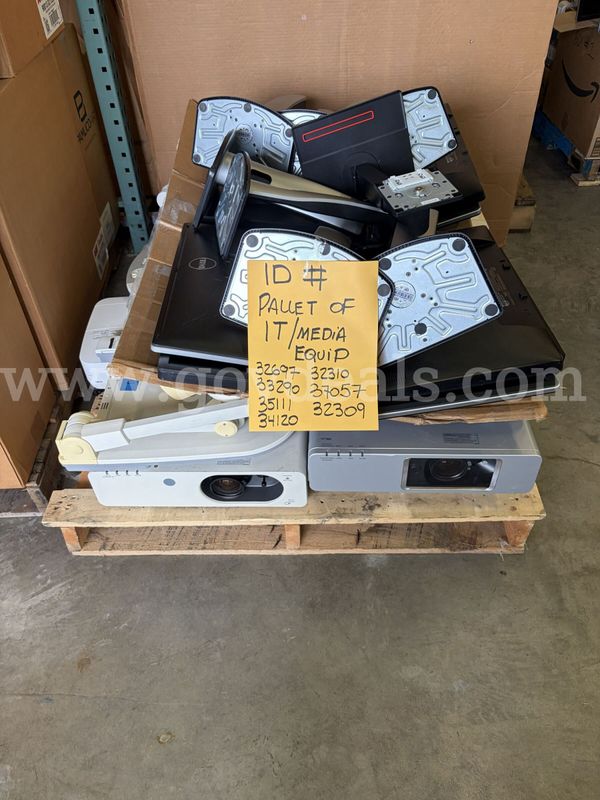 Pallet of IT/Media Equipment